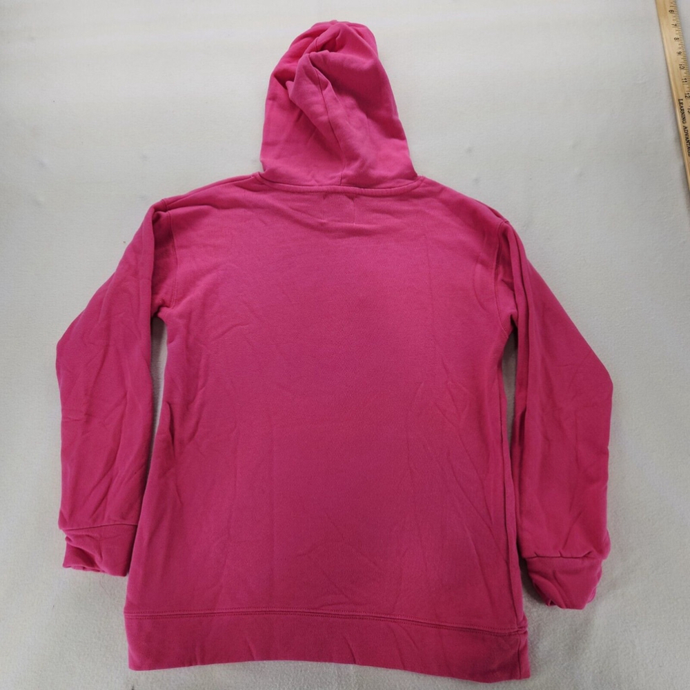 Juicy Couture Challengers Womens Small Preppy Pink Pullover Sweatshirt Hoodie - Picture 8 of 11